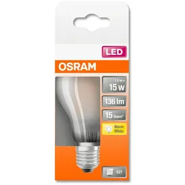 Osram LED-Lampe 075434066 1,5 W E27 warmweiß