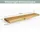 deluke Wandregal 120 x 22 x 4 cm Braun