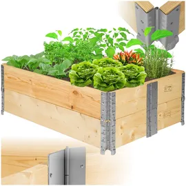 Tectake Hochbeet 2 120 x 80 x 38 cm