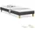 Homestyle4u Polsterbett 90 x 200 cm Grau