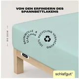 schlafgut Easy Jersey 120 x 200 - 130 x 220 cm petrol light