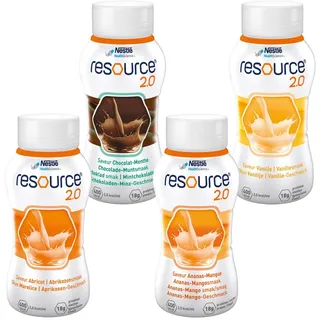 Resource 2.0 Mischkarton 24x200ml Trinknahrung Nestlé (14,98 EUR/l)
