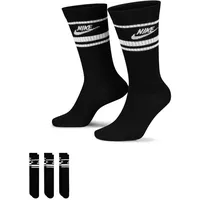 Nike Sportswear Everyday Essential Crew 3er Pack schwarz/weiß 38-42