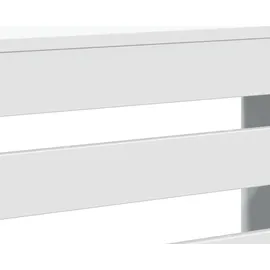 vidaXL Heizkörperverkleidung Weiß 205x21,5x83,5 cm Holzwerkstoff
