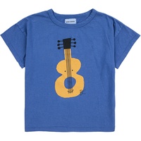 Bobo Choses - T-Shirt ACOUSTIC GUITAR in navy blue, Gr.98/104
