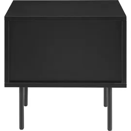 SalesFever Nachtschrank Torsby 50 x 40 x 50 cm Schwarz