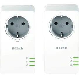 D-Link PowerLine AV2 DHP-P601AV 1000 Gigabit Passthrough Kit 1000Mbps (2 Adapter)