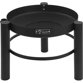 BBQ-Toro Feuerschale mit Grillrost Ø 50 cm Schwarz