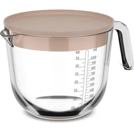 Mepal Messbecher Chef it 1000 ml Glas Beige
