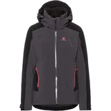 Salomon Brilliant Jacke Grau Ebony/Black M