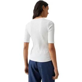 Opus Rippshirt Savka Weiß 38