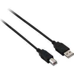 V7 USB 2.0 Kabel USB A zu B (m/m) schwarz 5m, 5 m, USB A, USB B, USB 2.0, Männlich/Männlich, Schw... (5 m, USB 2.0), USB Kabel