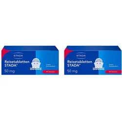 Reisetabletten STADA 50mg Dimenhydrinat bei Reiseübelkeit
