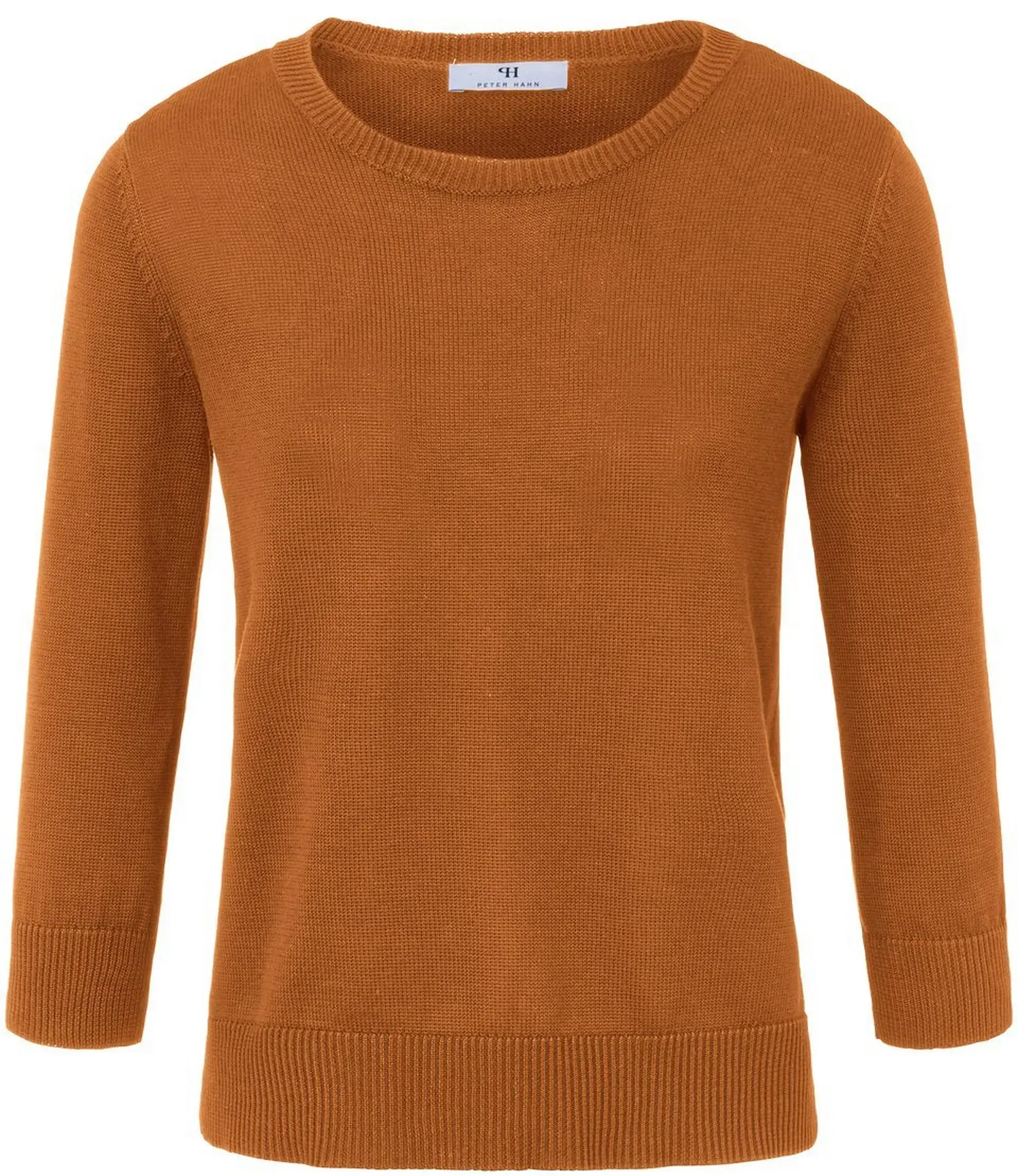 Le pull 100% coton  Peter Hahn marron