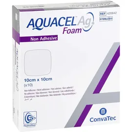 Convatec (Germany) GmbH AQUACEL Ag Foam 10 x 10 cm 10 St.