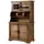 MASSIVMOEBEL24.DE Buffet Mango 110 x 55 x 190 cm Dunkelbraun Geölt
