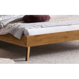 Hasena Massivholzbett Simone 180 x 200 cm Holz Braun Wildeiche