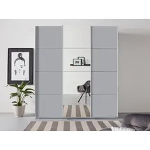 Rauch »Kleiderschrank Schrank Garderobe TOPSELLER OTELI inkl. Inneneinteilung« Breiten 203/271/315/360 cm Höhen 210/229 cm, mit 3 Innenschubladen sowie zusätzlichen Einlegeböden MADE IN GERMANY, grau