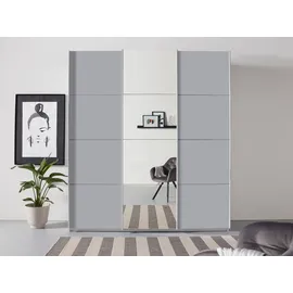 Rauch »Kleiderschrank Schrank Garderobe TOPSELLER OTELI inkl. Inneneinteilung« Breiten 203/271/315/360 cm Höhen 210/229 cm, mit 3 Innenschubladen sowie zusätzlichen Einlegeböden MADE IN GERMANY, grau