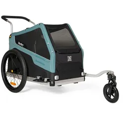 BURLEY Fahrrad-Hunde-Anhänger Bark Ranger Schwarz Modell 2024