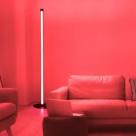 Hi Stehleuchte 60x LED 20x105cm Schwarz