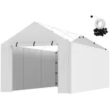 Vevor Carport Garagenzelt 3 x 6 m weiß mit UV-Schutz