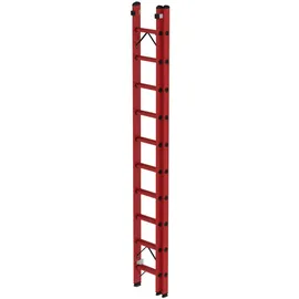 Günzburger Vollkunststoff Schiebeleiter 2 x 10 Sprossen (36110)