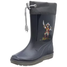 Beck Jungen Ritter Gummistiefel, blau, 24 EU