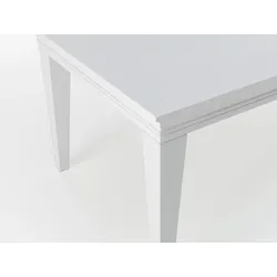 Tisch – Fester Tisch (200 x 75 H cm) aus weißem Holz