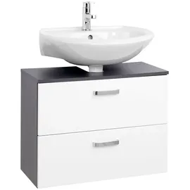 WELLTIME Waschbeckenunterschrank Texas Breite 70 cm grau