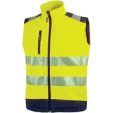 U-POWER Weste Softshell Dany - orange fluo - 4XL