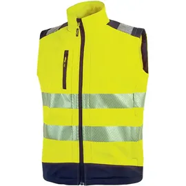 U-POWER Weste Softshell Dany - orange fluo - 4XL