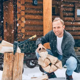 Relaxdays Handwagen flach schwarz