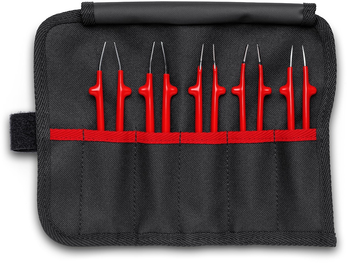 KNIPEX Universalpinzetten-Set isoliert 5-teilig 195 mm - 920004