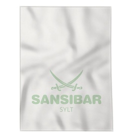 Sansibar Wohndecke - offwhite/light green - 150x200 cm