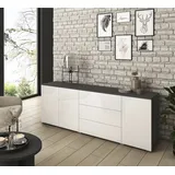 INOSIGN »PARIS«, (1 St.), Moderne 190cm breite grifflose Kommode, vielseitig einsetzbar