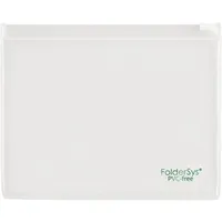 FolderSys 40417-00, B4 EVA mit Plastikzip Zipp weiß Packung