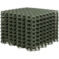 FIXKRAFT Rasengitter Paddockplatten 50 x 50 cm 10er Set