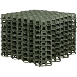 FIXKRAFT Rasengitter Paddockplatten 50 x 50 cm 10er Set