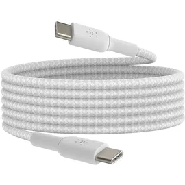 Belkin BOOST CHARGE geflocht.Kab Usb-c/usb-c 2m Weiß