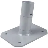 WINDHAGER Terrassenhalterung Premium, Sonnensegel, für Sonnenschirme, silberfarben