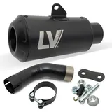 LeoVince Slip-On Schalldämpfer SBK LV-10 Full Black für Kawasaki Z900