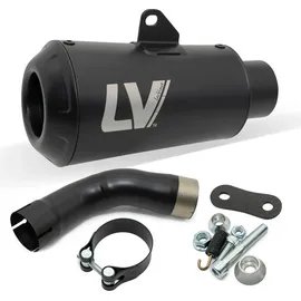 LeoVince Slip-On Schalldämpfer SBK LV-10 Full Black für Kawasaki Z900