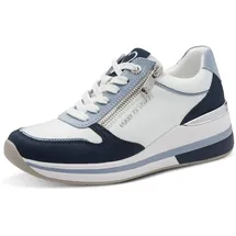 Marco Tozzi M2376446 Damen Weich/Weiß/Navy 39