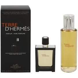 Hermès Terre d'Hermès Parfum 30 ml + Parfum Refill 125 ml Geschenkset