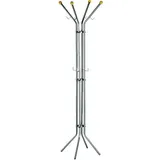 Alco Garderobenständer 2800 52x180x52cm silber