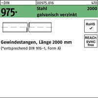REIDL DIN 975 Gewindestange VG M14x2000 Stahl galvanisch verzinkt
