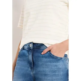 Cecil Rundhalsshirt Vanilleweiß M