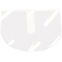 Probeco 100 Selbstklebende CD/DVD/Blu-ray-Hüllen mit Greifausschnitt 127x127 mm transparent, 12.7x12.7 cm