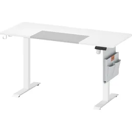 VASAGLE Höhenverstellbarer Schreibtisch elektrisch, 60 x 140 x (72-120) cm